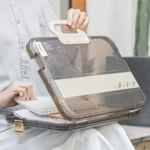 Transparent A4 Plastic File Box File Storage Box