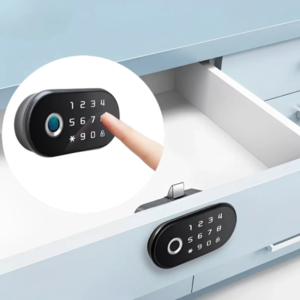 Multi-Functional Anti-Theft Cabinet Lock with Card, Fingerprint, and Password Access