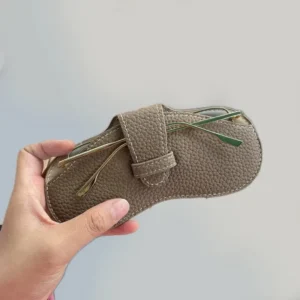 Glasses Case Leather Soft Glasses Bag Fashion Portable Sunglasses Box Pouch