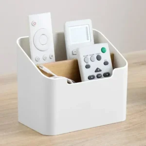 Remote Control Organizer TV Remote Holder For Table Multipurpose Desktop Storage Box