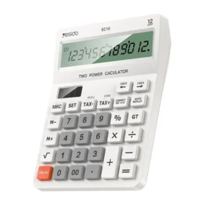Yesido EC10 Dual Power Source LCD Display Desk Calculator