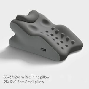 Ergonomic Bed Backrest Pillow | Lumbar Support Cushion for Reading & Pain Relief