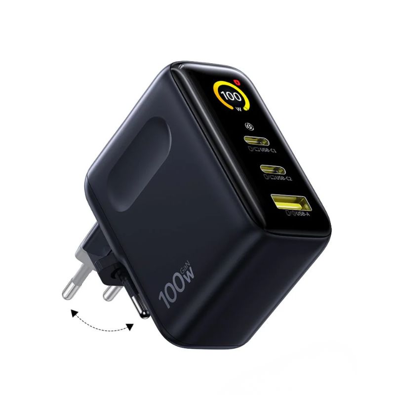 Baseus-PicoGo-AE21-Digital-Display-Fast-Charger-100W-with-Dual-USB-C-Ports Baseus PicoGo AE21 100W Fast Charger - Image 1