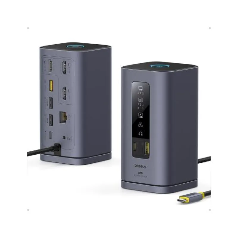baseus-11-in-1-displaylink-docking-station Baseus 11 in 1 Display Link Docking Station - Image 1